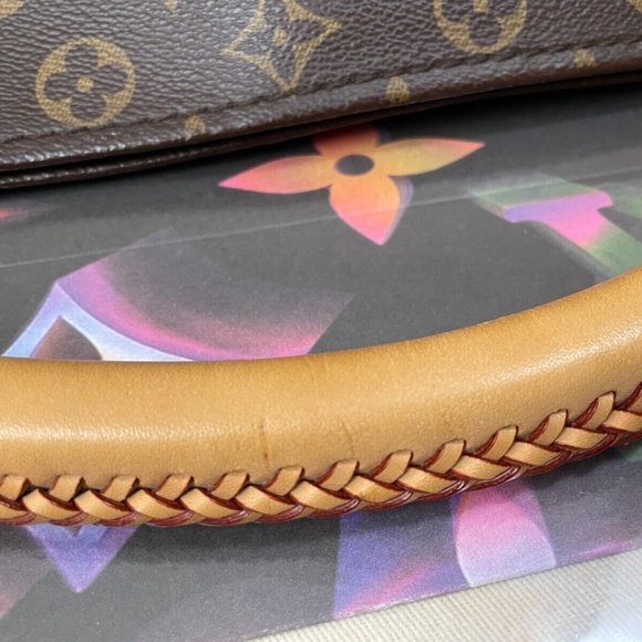 LOUIS VUITTON Authentic Artsy MM Tote Monogram LV Shoulder Large LV +Dust Bag - Picture 6 of 16